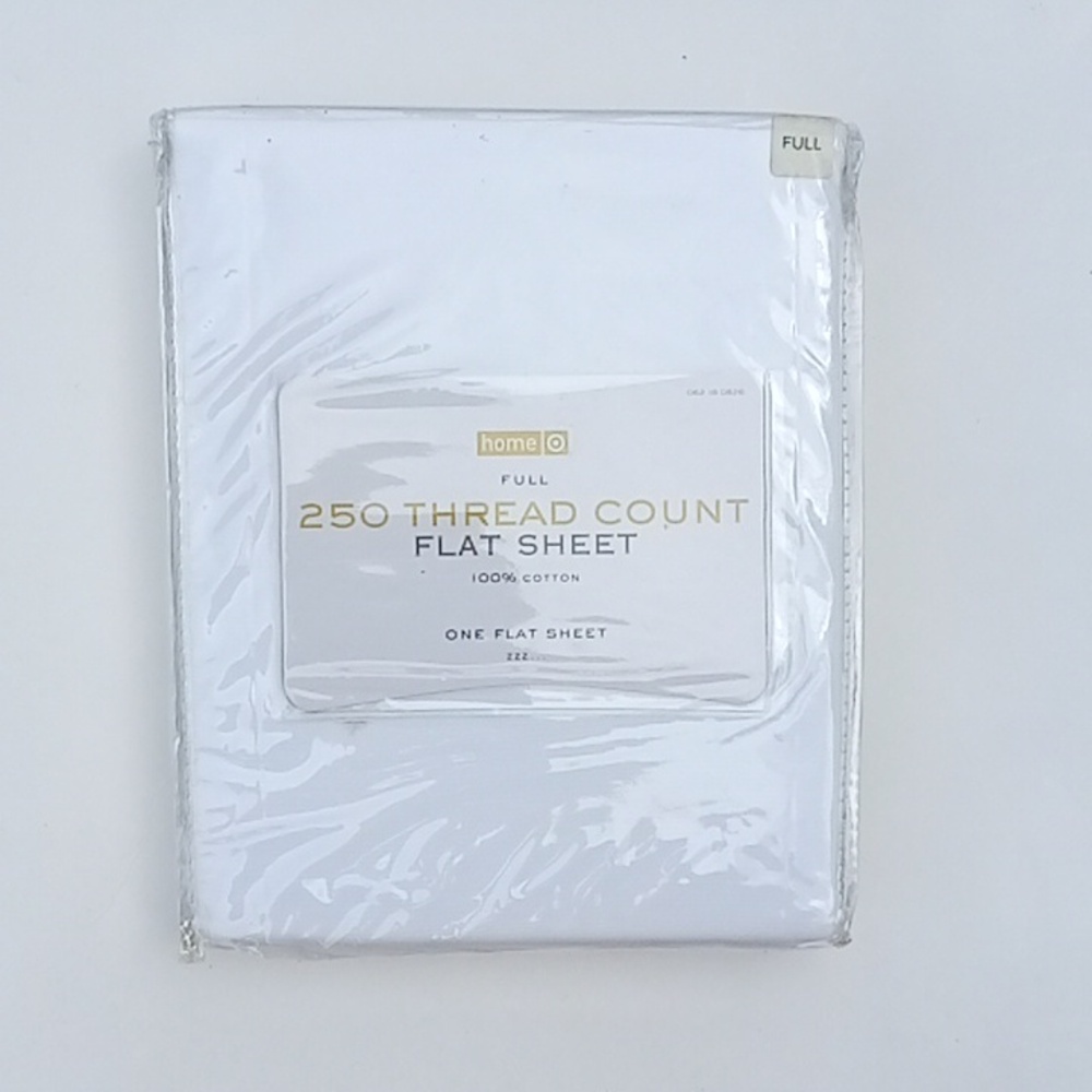 Vintage 100% Cotton One Full Sized Flat Sheet